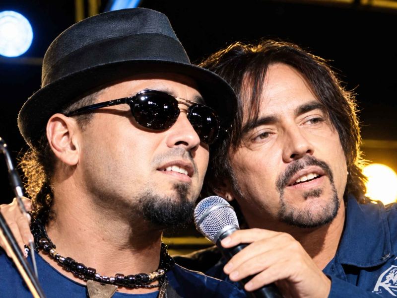 Alejandro Lerner junto a Marcos Rodríguez en Argentina Canta, Villa Gesell